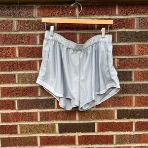 Under Armour Gray Loose Fit Low Rise Athletic Shorts